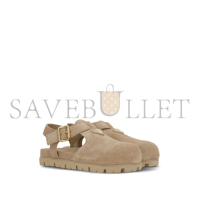 Pra*a suede sandals